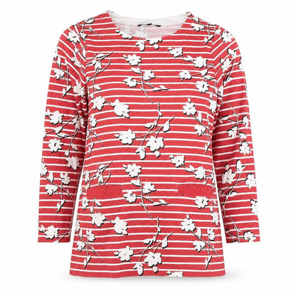 Womens UK Size 12 Bonmarché Red Pullover Sweatshirt