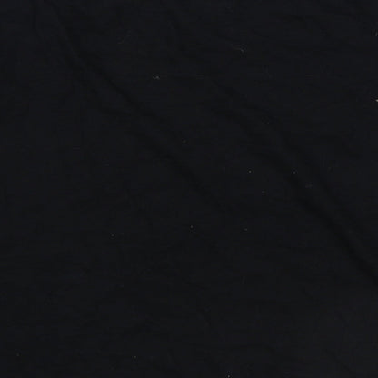Disney Womens Black 100% Cotton Basic T-Shirt Size M Round Neck - Minnie Mouse