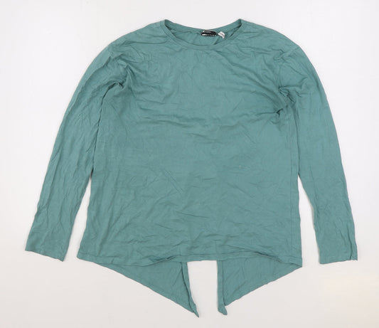 Womens UK Size 8 ASOS Green Basic T-Shirt