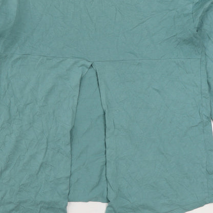 Womens UK Size 8 ASOS Green Basic T-Shirt