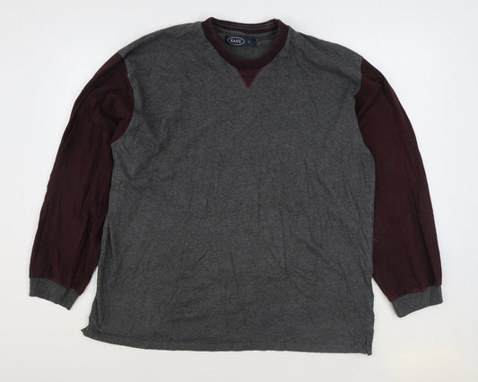Mens UK Size L Easy Grey Pullover Sweatshirt