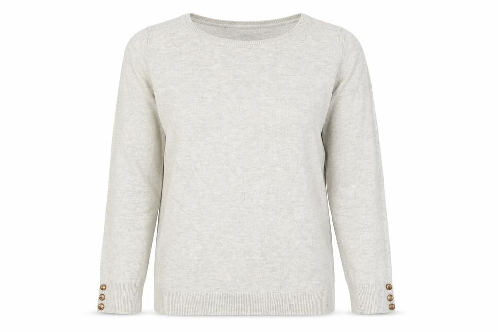 Womens UK Size 12 Dorothy Perkins Beige Pullover Jumper