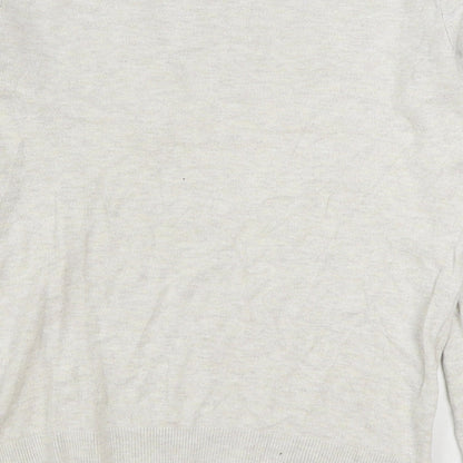 Womens UK Size 12 Dorothy Perkins Beige Pullover Jumper