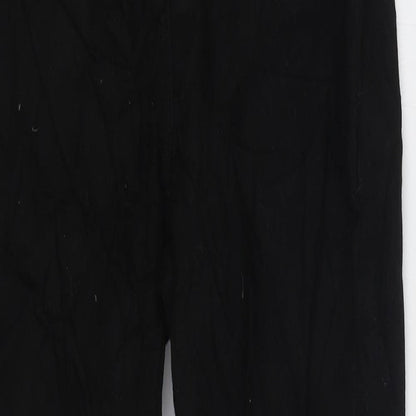 Womens UK Size 8 Preworn Regular Fit Skinny Black Jeans