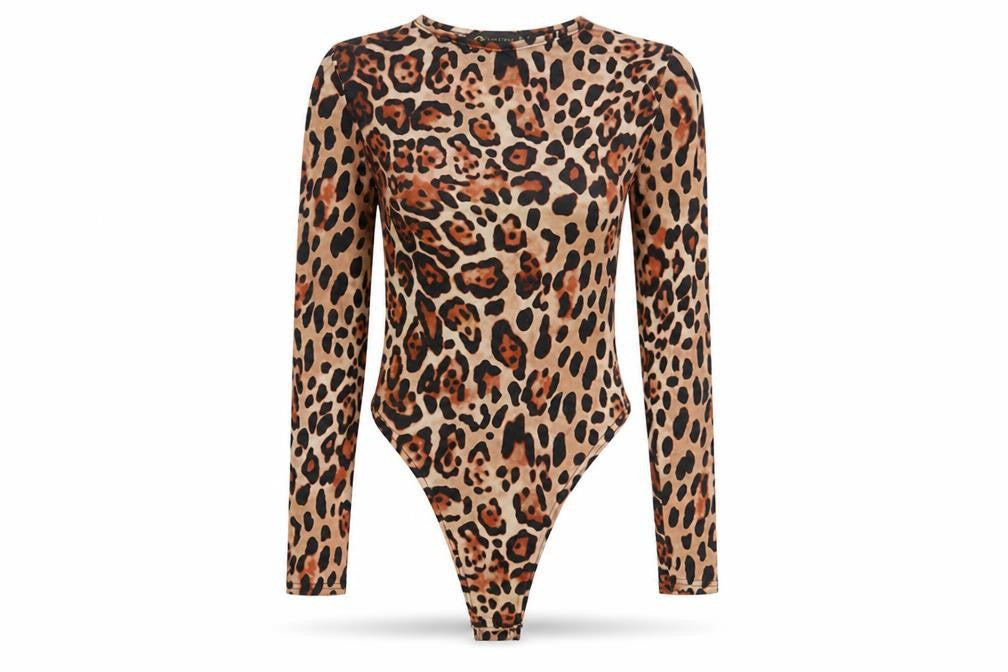 Womens UK Size 6 I SAW IT FIRST One-Piece Brown Bodysuit