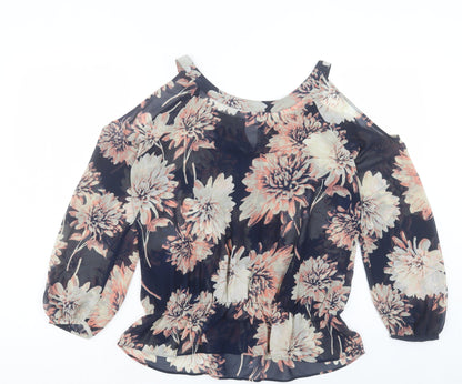 Womens UK Size 12 NEXT Blue Basic Blouse