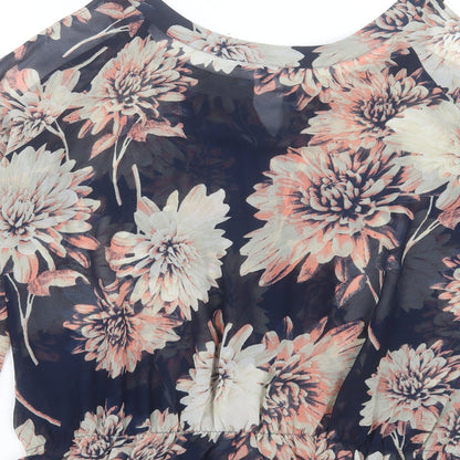 Womens UK Size 12 NEXT Blue Basic Blouse
