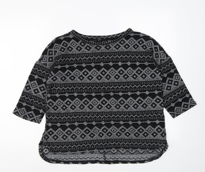 Womens UK Size 10 NEXT Black Pullover Jumper