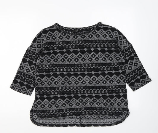 Womens UK Size 10 NEXT Black Pullover Jumper