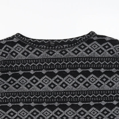 Womens UK Size 10 NEXT Black Pullover Jumper