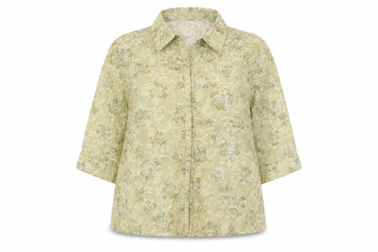 Womens UK Size 20 Bonmarché Yellow Basic Button-Up