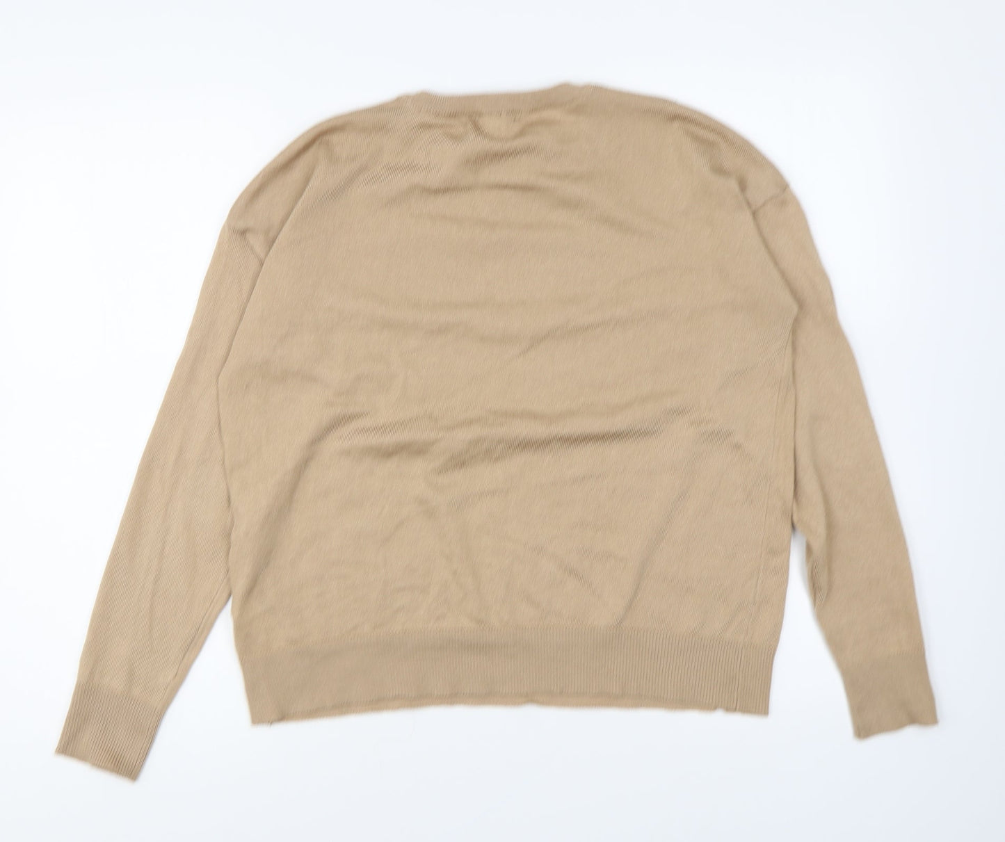 Womens UK Size S New Look Beige Pullover Jumper