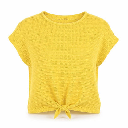 Womens UK Size L New Look Yellow Pullover Jumper