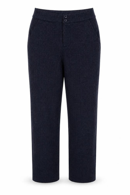 Womens UK Size 10 TU Regular Fit  Blue Trousers