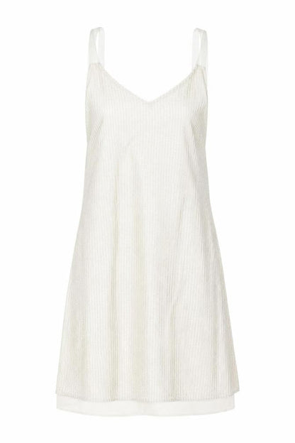 NEXT Womens White Polyester Shift Size 8 Round Neck Pullover