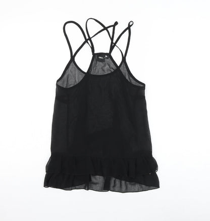 Womens UK Size 6 ASOS Black Camisole Tank