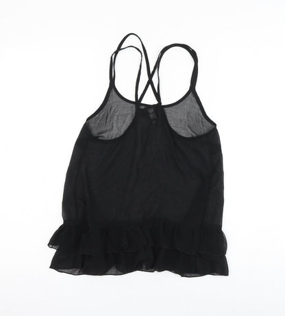 Womens UK Size 6 ASOS Black Camisole Tank