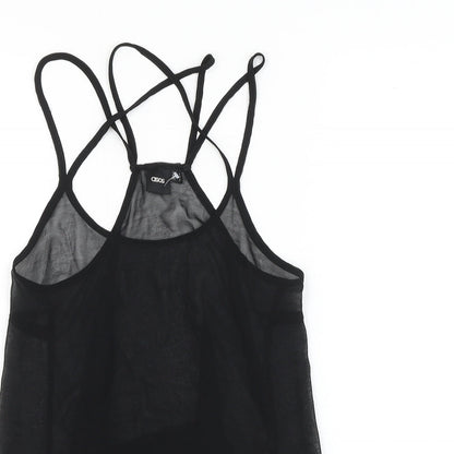 Womens UK Size 6 ASOS Black Camisole Tank