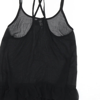 Womens UK Size 6 ASOS Black Camisole Tank