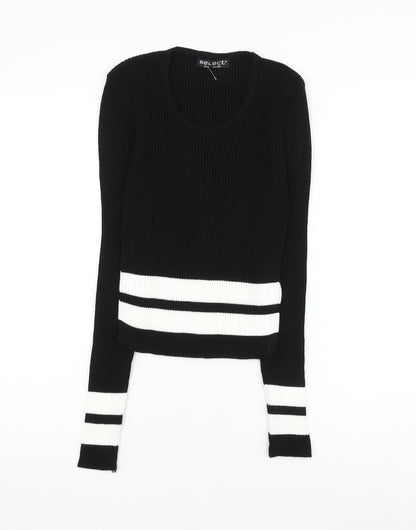 Womens UK Size 8 Select Black Pullover Jumper