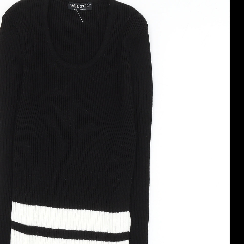 Womens UK Size 8 Select Black Pullover Jumper