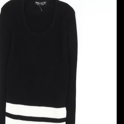Womens UK Size 8 Select Black Pullover Jumper