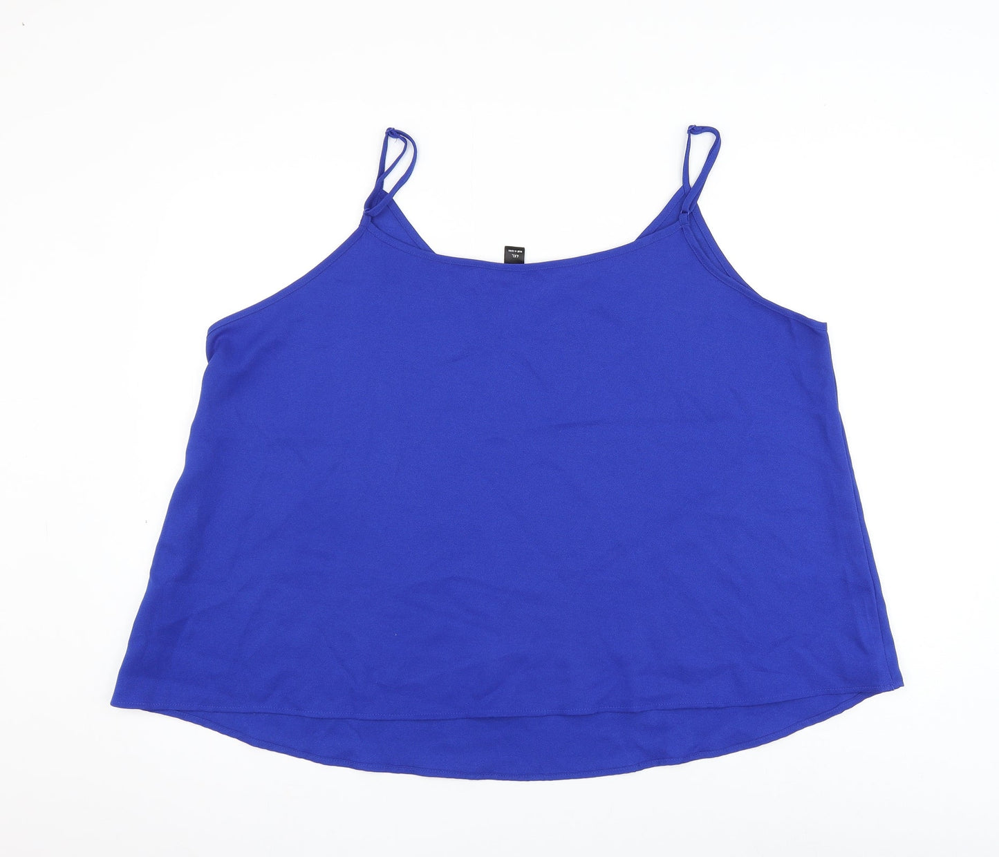 Womens UK Size 4XL Emery Rose Blue Camisole Tank