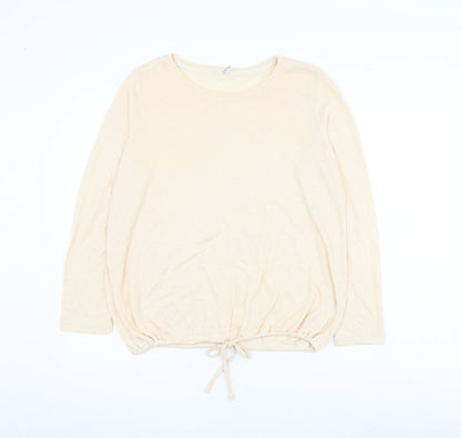 Only Womens Beige Viscose Pullover Sweatshirt Size XL Pullover