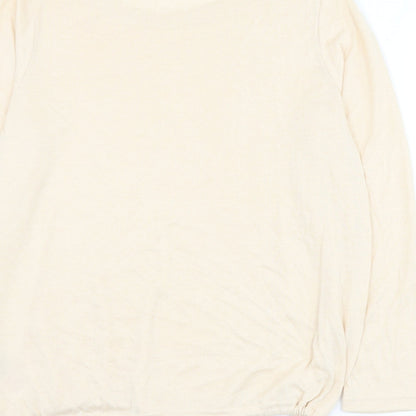 Only Womens Beige Viscose Pullover Sweatshirt Size XL Pullover