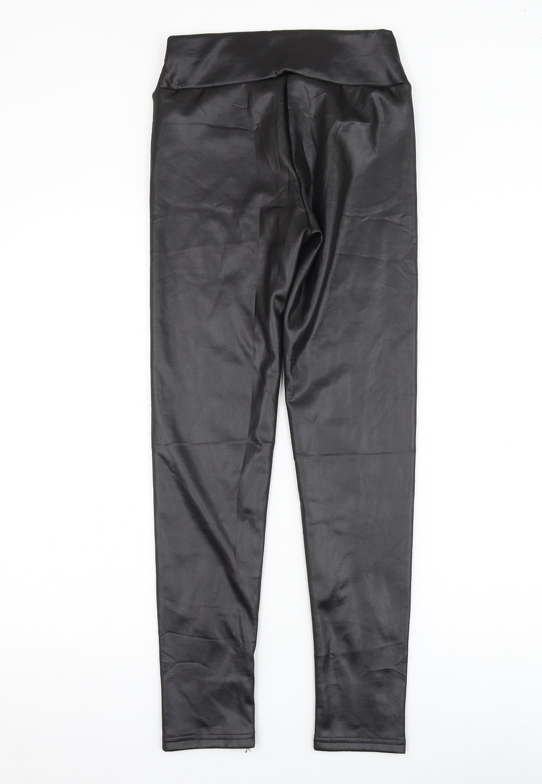 Womens UK Size S Preworn  Capri Black Leggings