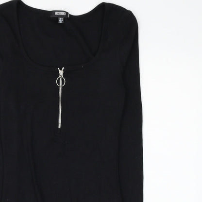 Missguided Womens Polyester Bodysuit One-Piece Size 12 Snap