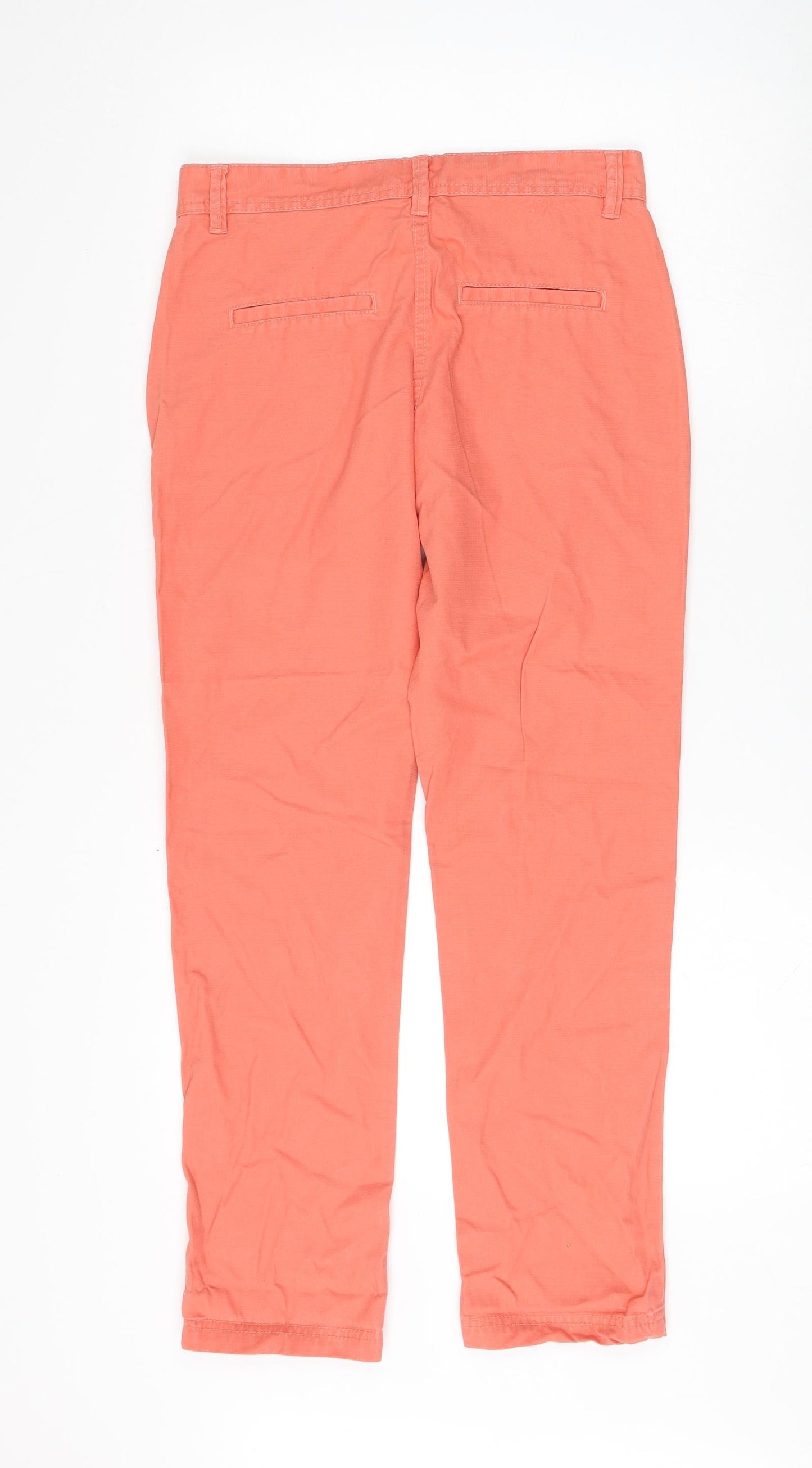 Womens UK Size 6 NEXT Regular Fit Chino Pink Trousers
