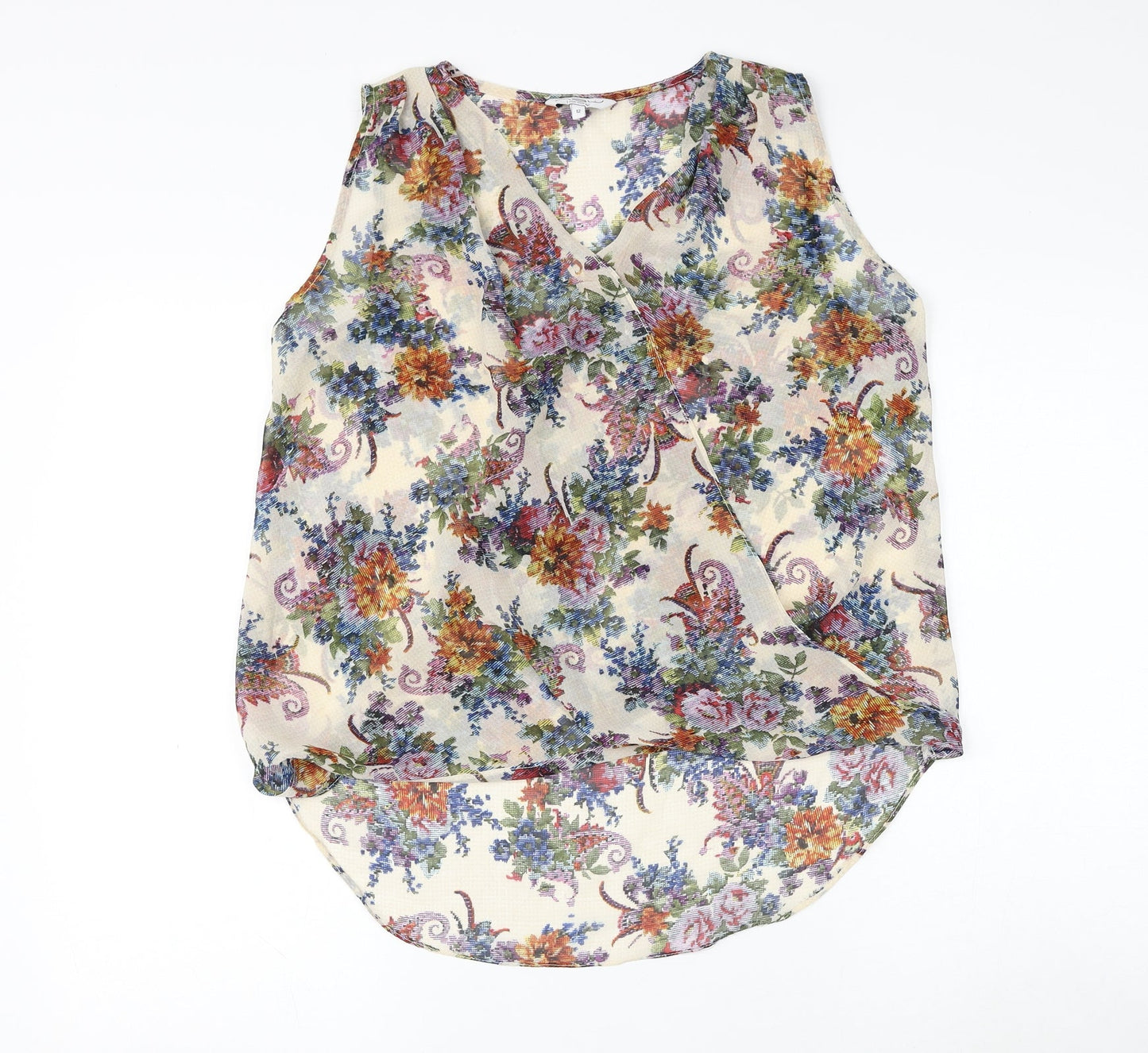 Womens UK Size 12 New Look Multicoloured Camisole Blouse