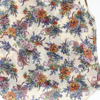 Womens UK Size 12 New Look Multicoloured Camisole Blouse