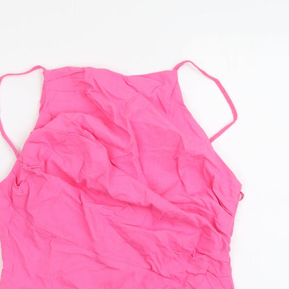 Womens UK Size S Zara Pink Camisole Tank