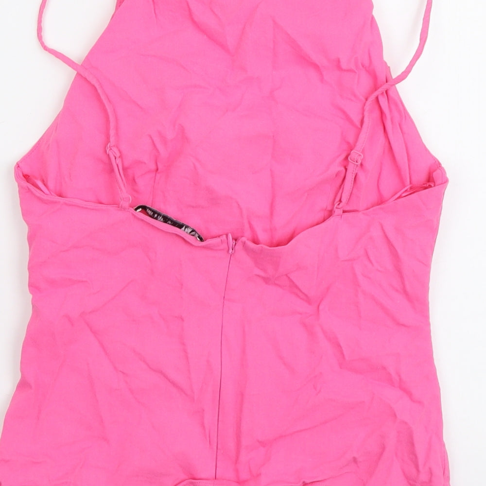 Womens UK Size S Zara Pink Camisole Tank
