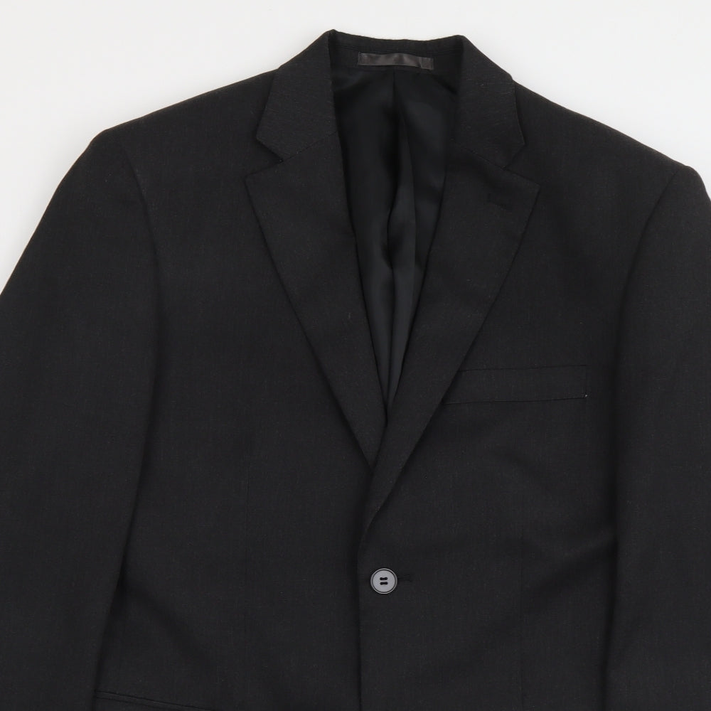 Mens UK Size S Burton Regular Grey Suit Jacket