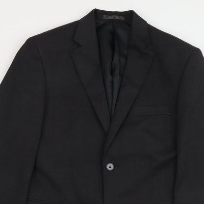 Mens UK Size S Burton Regular Grey Suit Jacket