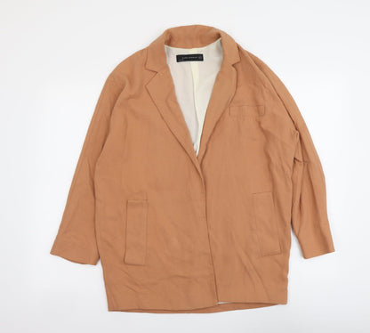 Womens UK Size XS Zara Beige Jacket