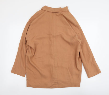 Womens UK Size XS Zara Beige Jacket