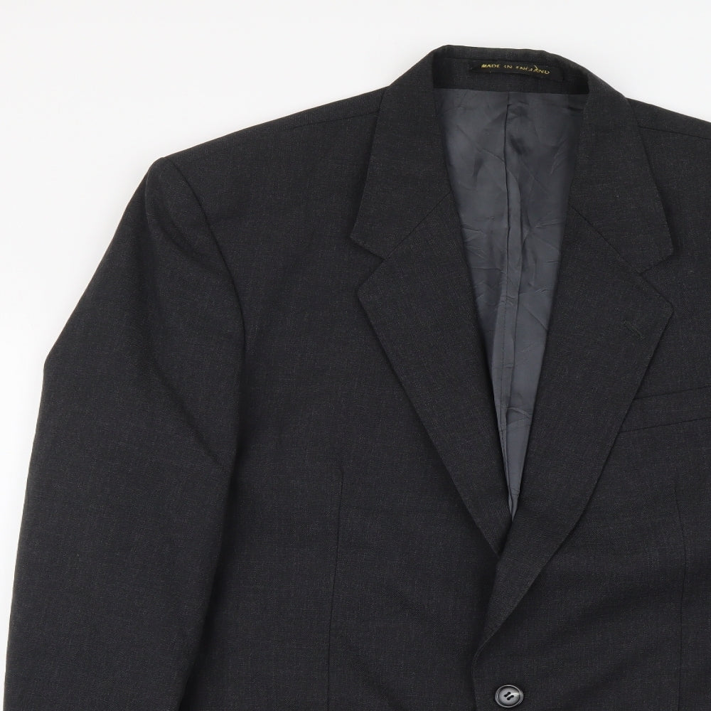 Mens UK Size L James Barry Regular Grey Suit Jacket