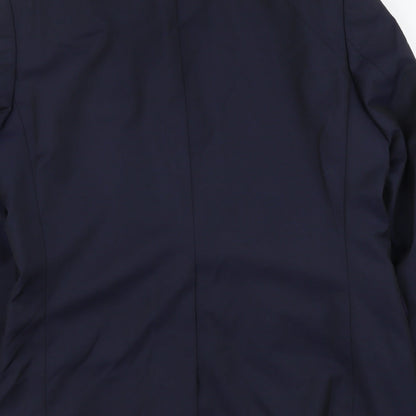 Feraud Paris Mens Blue Polyester Jacket Suit Jacket Size L