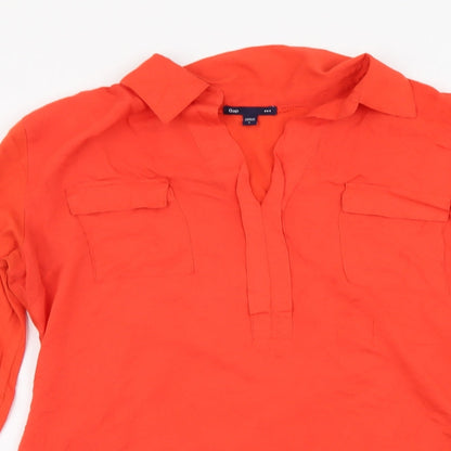 Womens UK Size L Gap Red Basic Blouse