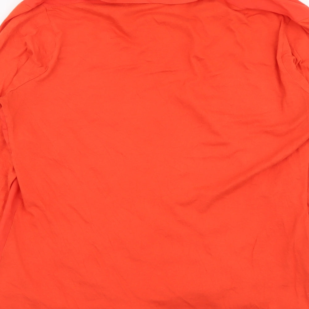 Womens UK Size L Gap Red Basic Blouse