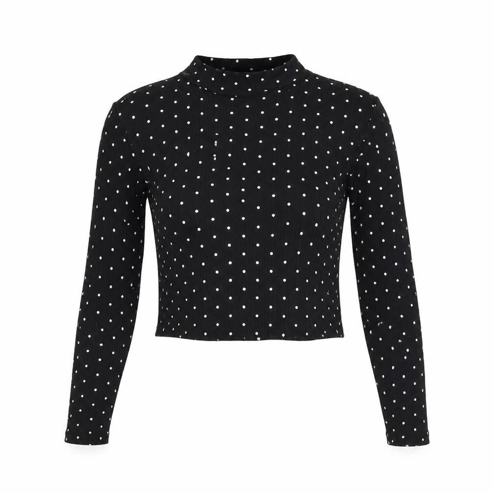 Womens UK Size S H&M Black Basic Blouse