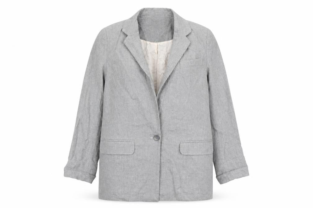 Womens UK Size 8 Topshop Regular Grey Suit Jacket