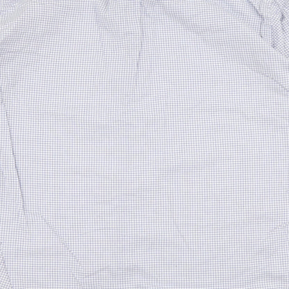 Baileys Mens Blue Check Cotton Button-Up Size XL Collared Button