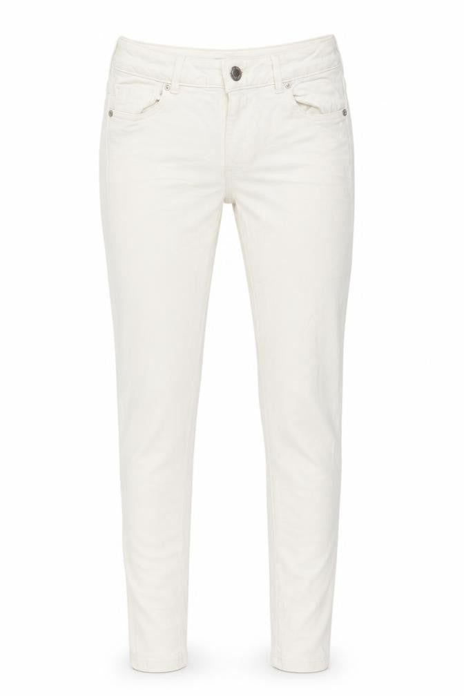 Womens UK Size 8 Waredenim Regular Fit Skinny White Jeans