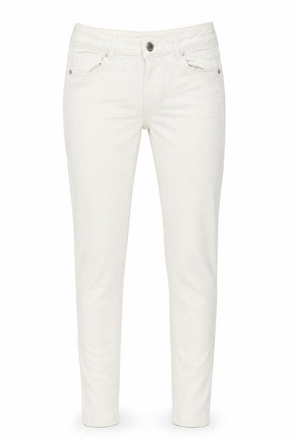 Womens UK Size 8 Waredenim Regular Fit Skinny White Jeans