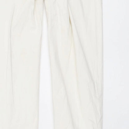 Womens UK Size 8 Waredenim Regular Fit Skinny White Jeans